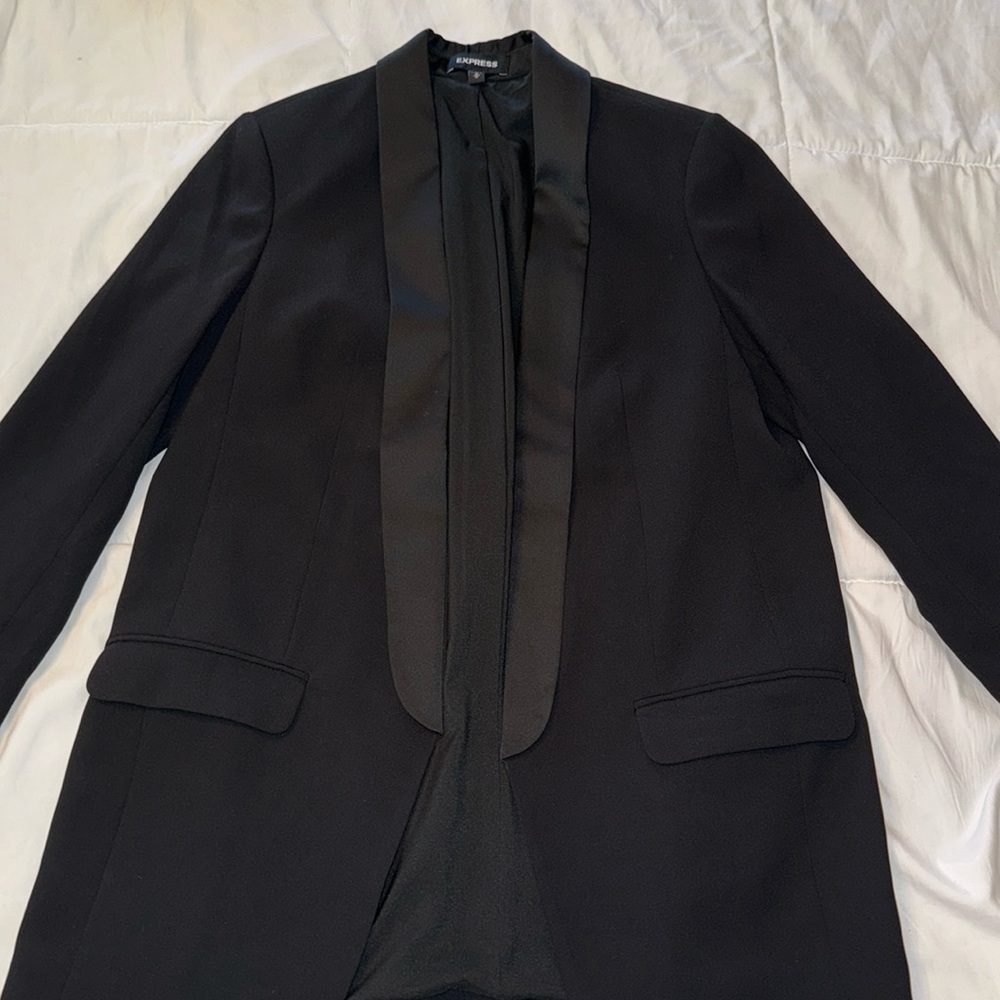 Express Black Tuxedo style Blazer